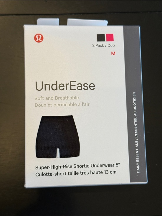 lululemon athletica Other - Lululemon UnderEase Super-High-Rise Shortie Underwear 5" 2-Pack Medium NWT
